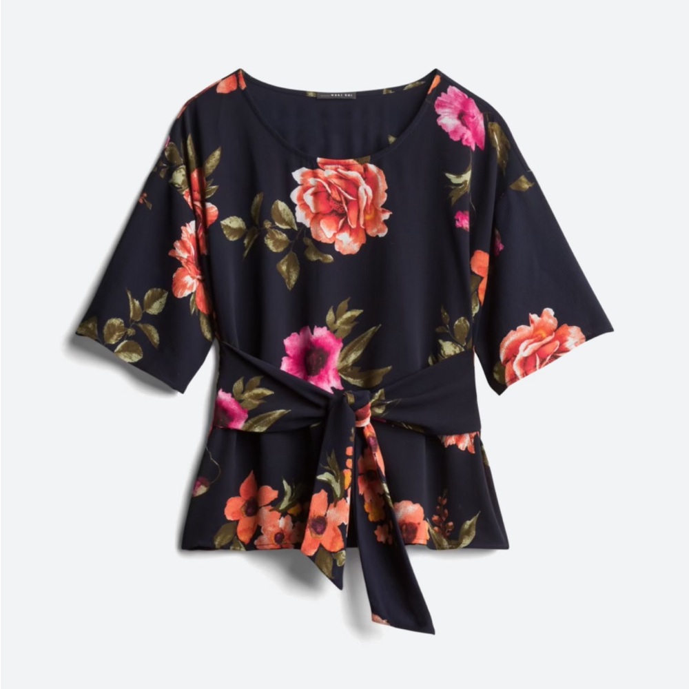 Julianne Tie Front Blouse